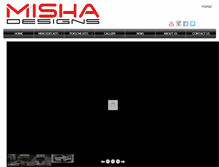 Tablet Screenshot of mishadesigns.com